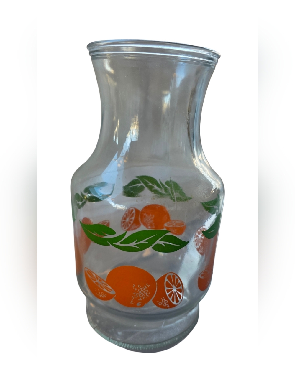 Anchor Hocking Vintage Orange Juice Container